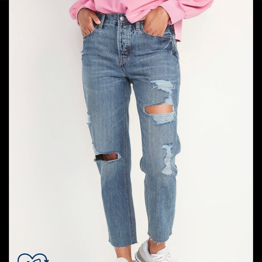 Old Navy High Waisted Slouchy Jeans